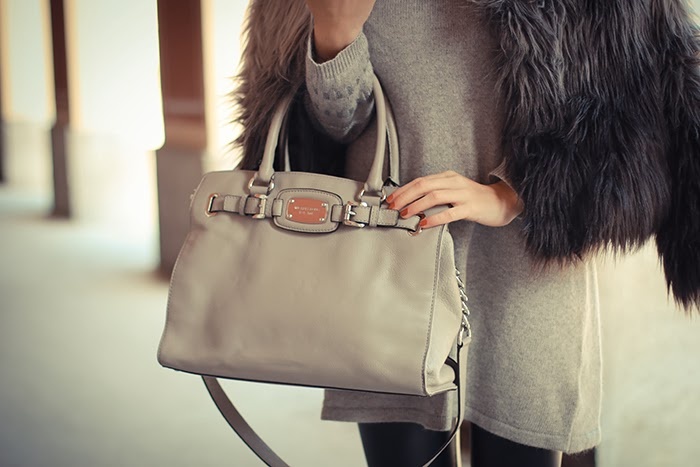 michael kors bag grey