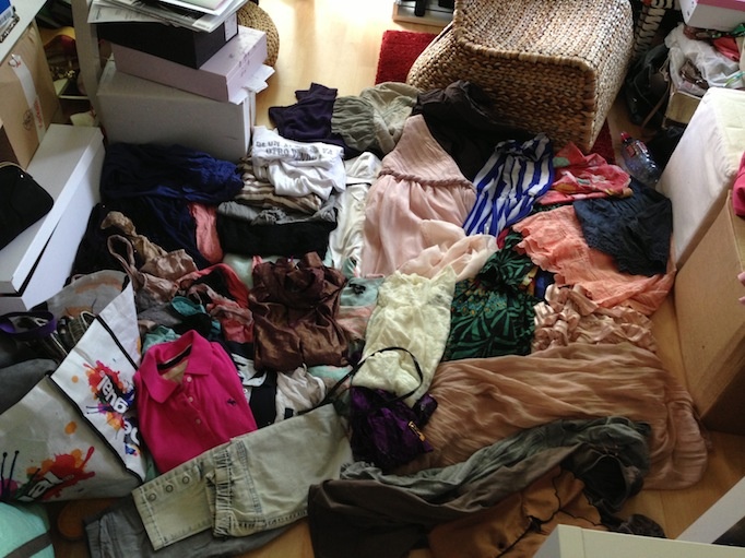 chaotisches zimmer