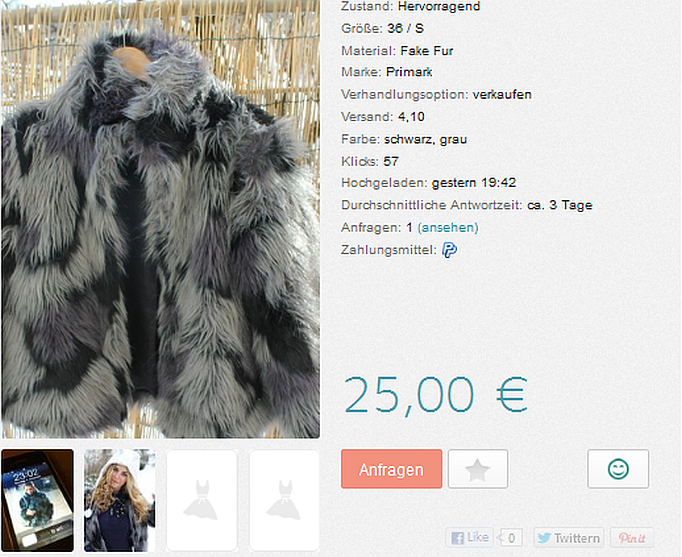 primark fake fur jacket