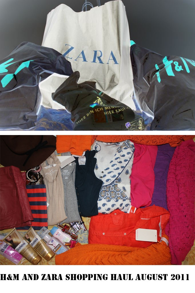 Shopping Haul Zara, H&M and Hallhuber clothing