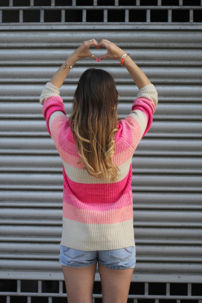 Striped Ombre Sweater