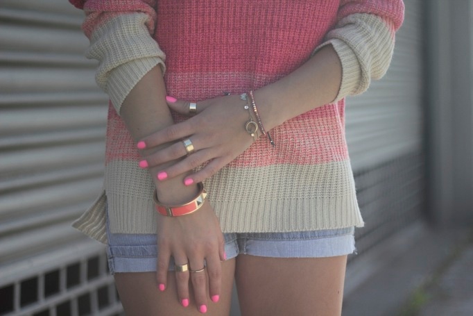 Striped Ombre Sweater