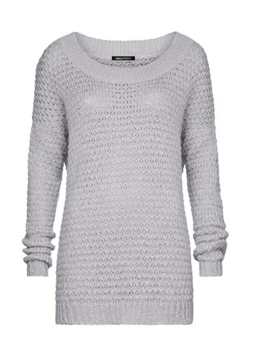 grauer Strick Pullover Expresso Fashion grobstricl