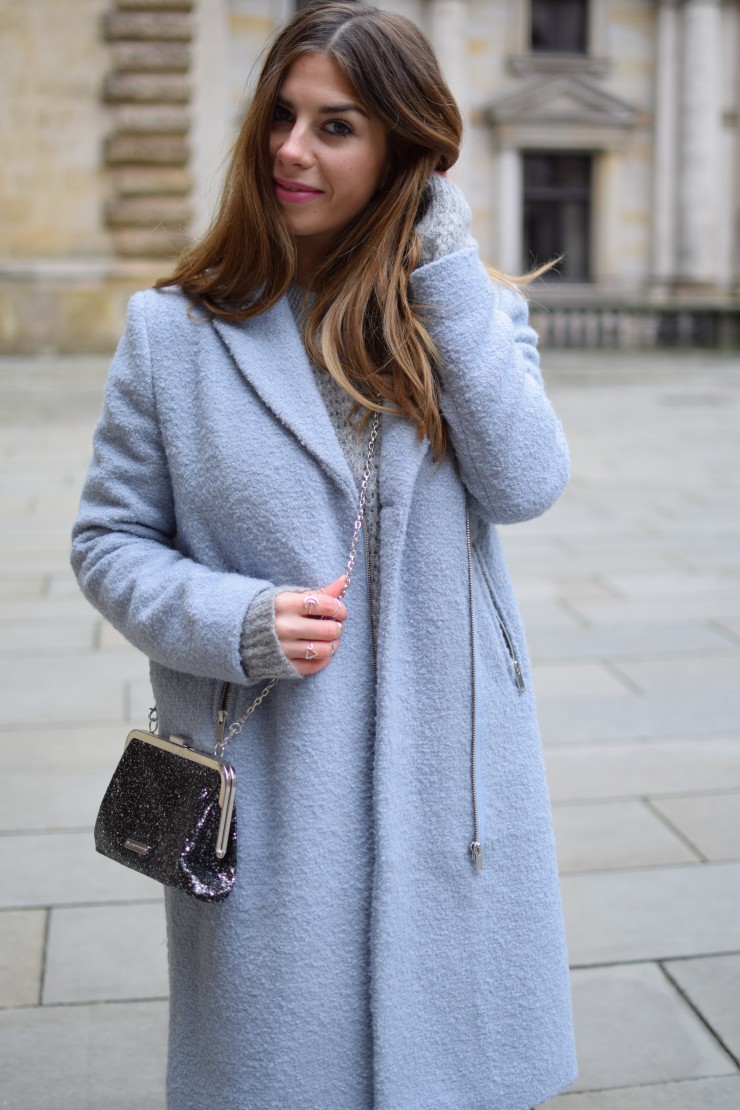 black gitter bag expresso fashion