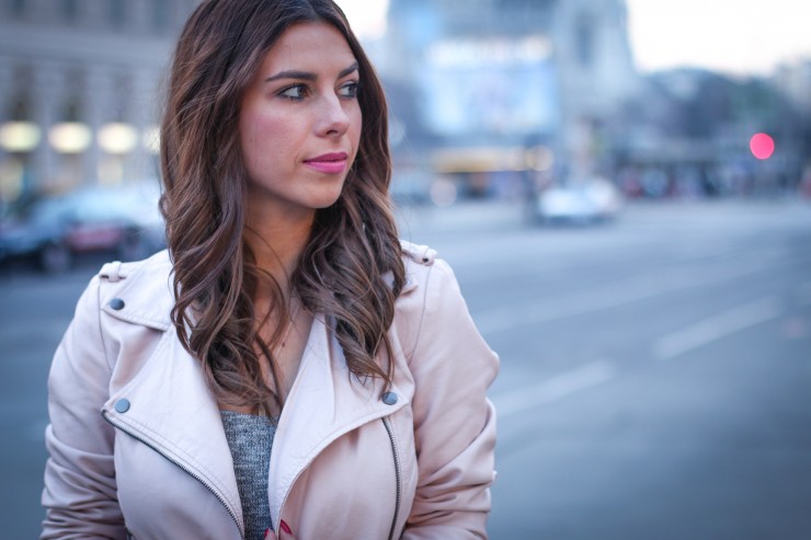 The perfect Pink leather Jacket