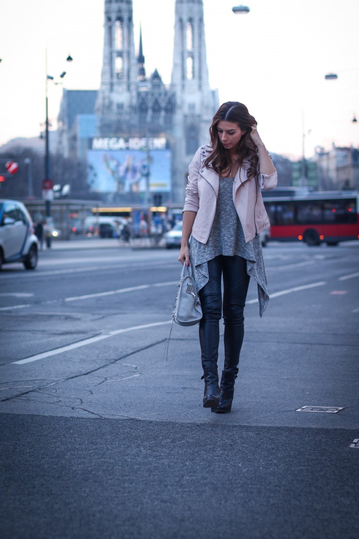 The perfect Pink leather Jacket
