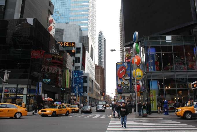 Times Square - thousand impressions at once