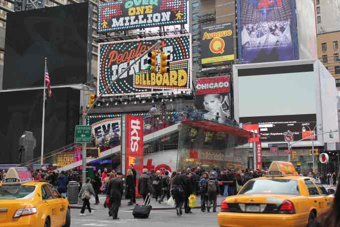 Times Square - thousand impressions at once