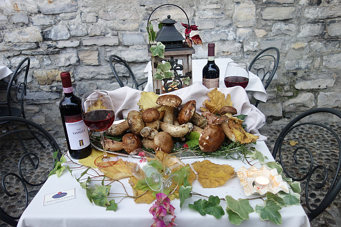 brot und wein in italien