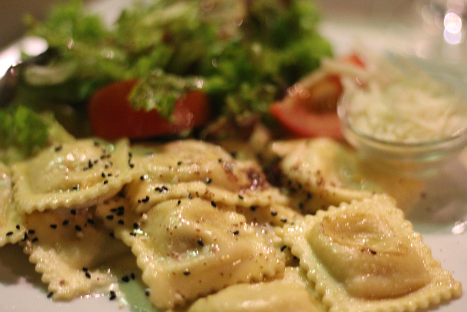 pfifferling ravioli