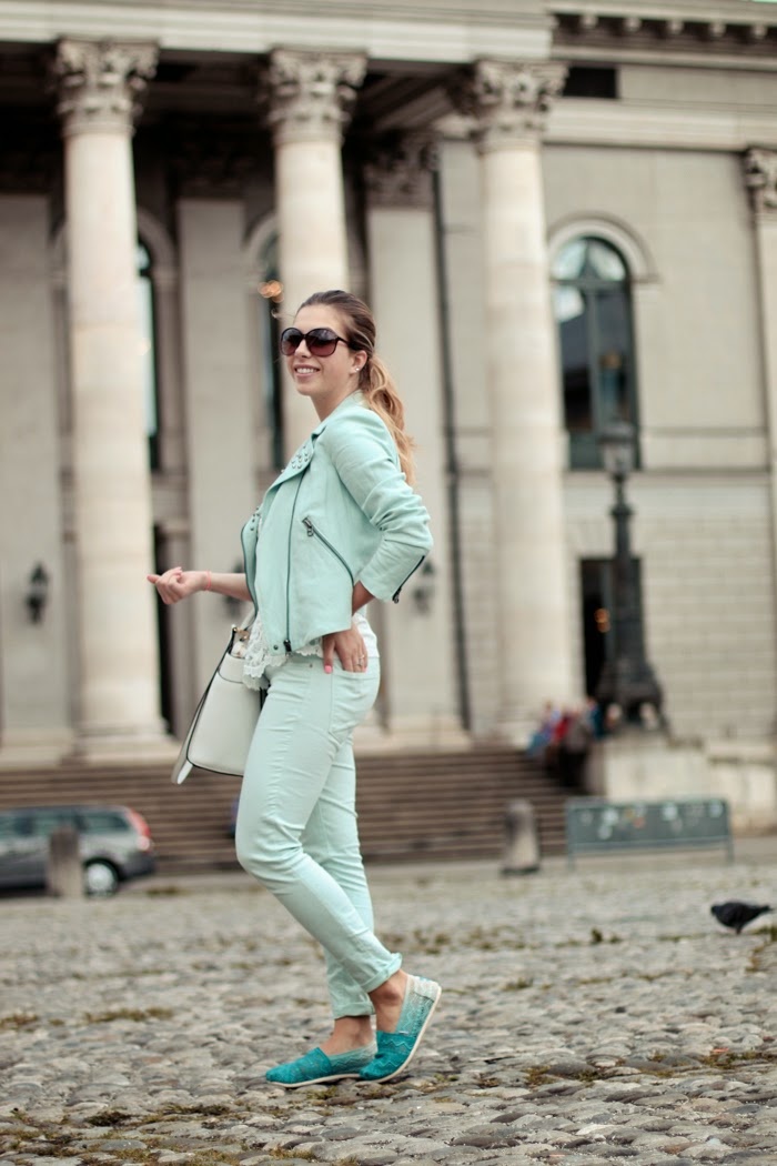 mint hose von zara