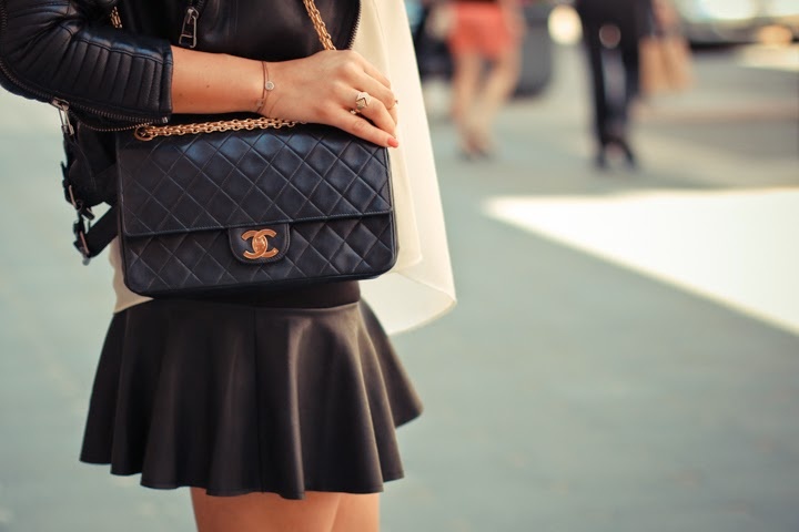 black chanel bag