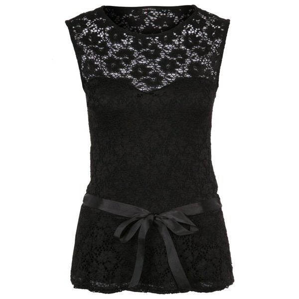 Schwarzes Top von Morgan, black top morgan