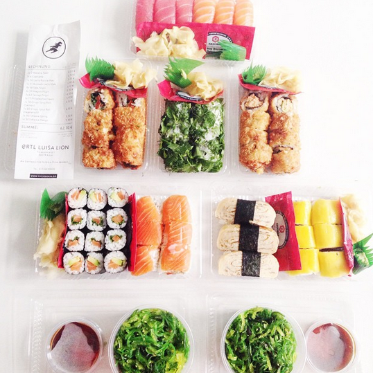 sushi in vielen variationen