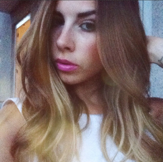 selfie ombre hair