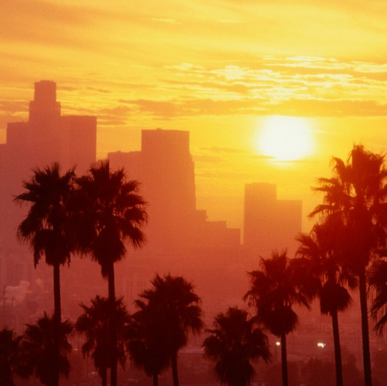 sunset skyline