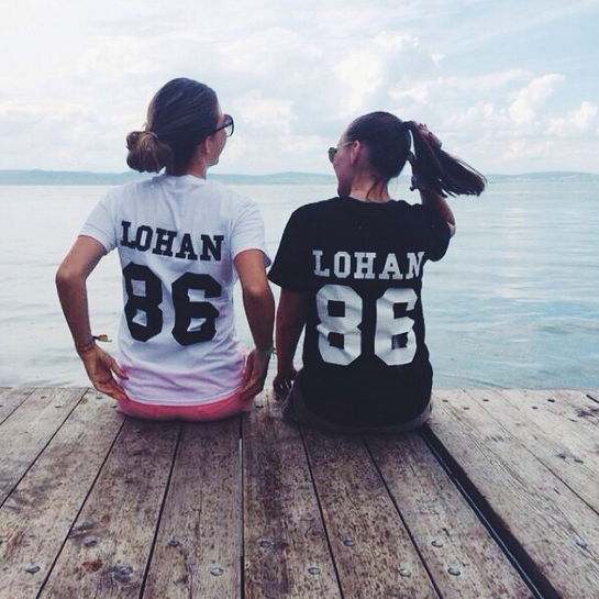 shirt mit aufschrift lohan