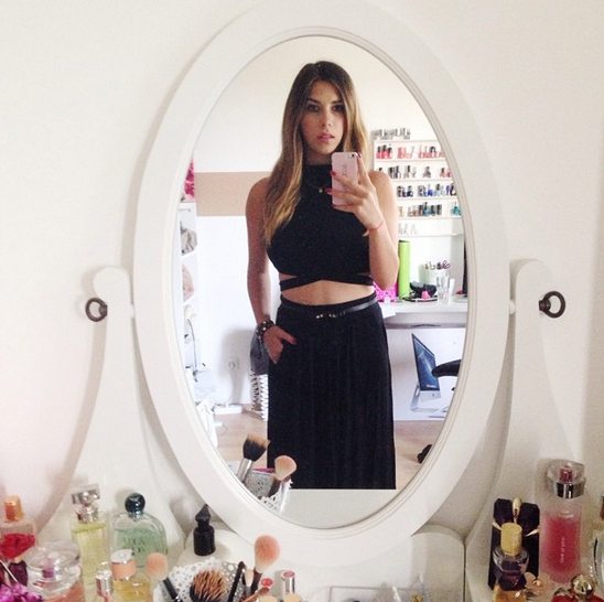 black smart outfit