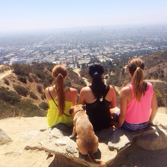 view over los angeles